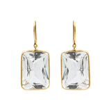 Molto Bello Gems- Natural Crystal Drop Earrings In 14k Gold