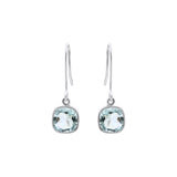 Molto Bello Gems- Natural Blue Topaz Drop Earrings In 14k Gold