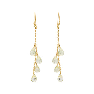 Molto Bello Gems - Natural Lemon Quartz Earrings In 18k Gold