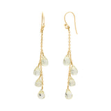 Molto Bello Gems - Natural Lemon Quartz Earrings In 18k Gold