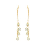 Molto Bello Gems - Natural Lemon Quartz Earrings In 18k Gold